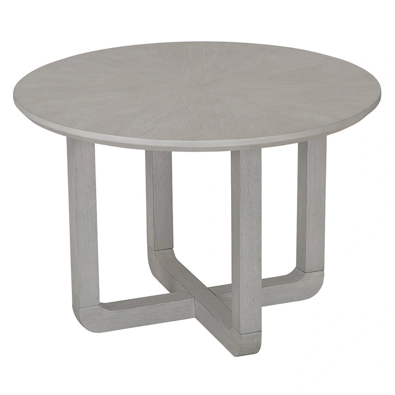Ensemble table et 4 chaises de salle à manger, ensemble table de cuisine en bois avec table ronde et 4 chaises rembourrées