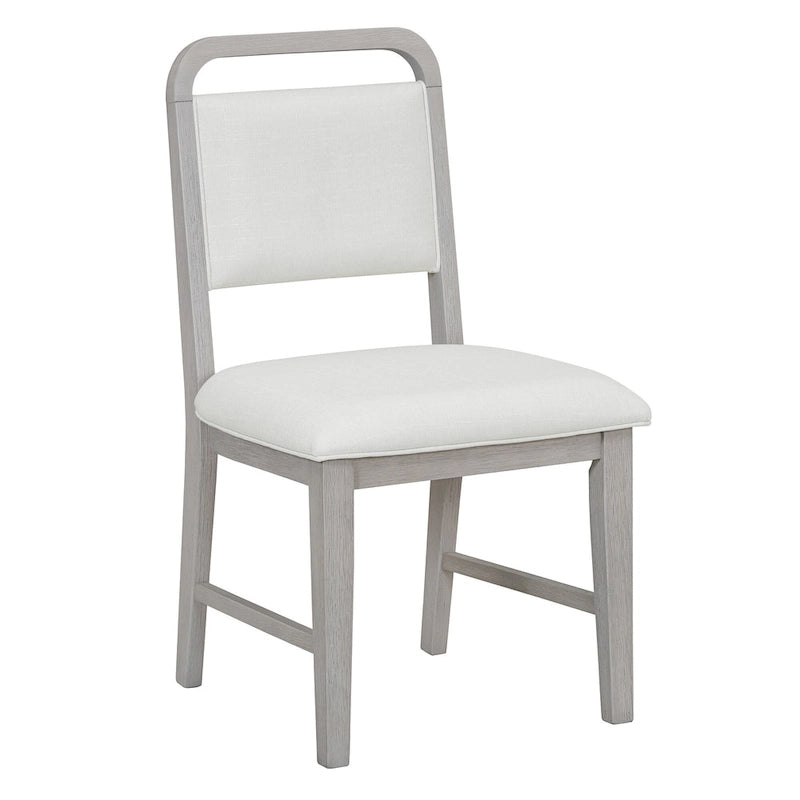 Ensemble table et 4 chaises de salle à manger, ensemble table de cuisine en bois avec table ronde et 4 chaises rembourrées