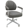 Swivel Tilt Kitchen Chair with Wheels M-70 Casters - N/A