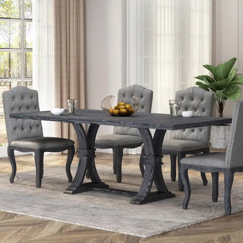 Bellion Wood Expandable Dining Table by 