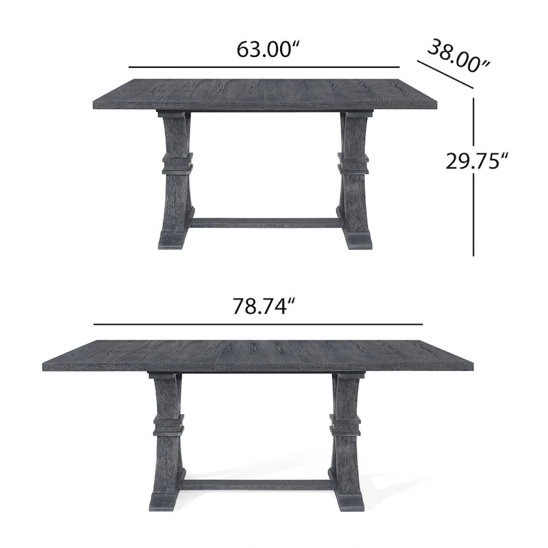 Table à manger extensible Bellion Wood par