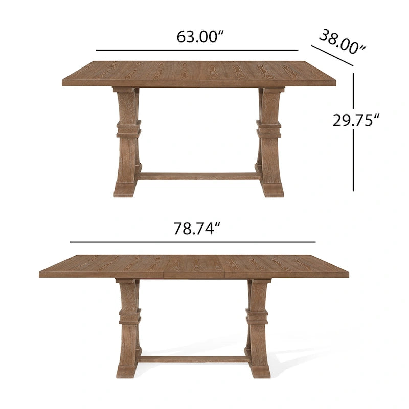 Table à manger extensible Bellion Wood par