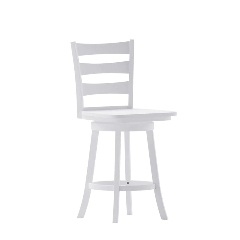 Tabouret de comptoir pivotant commercial en bois