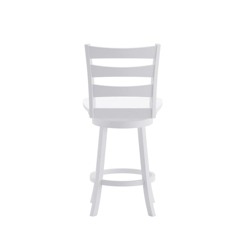 Tabouret de comptoir pivotant commercial en bois