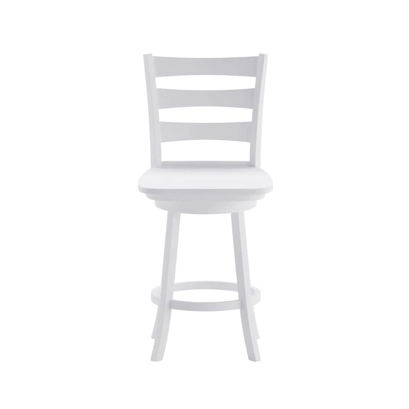 Tabouret de comptoir pivotant commercial en bois