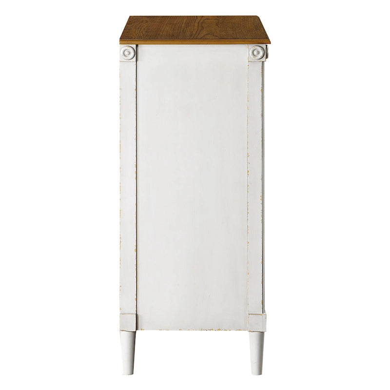 Commode 4 tiroirs en bois massif Joneigh par