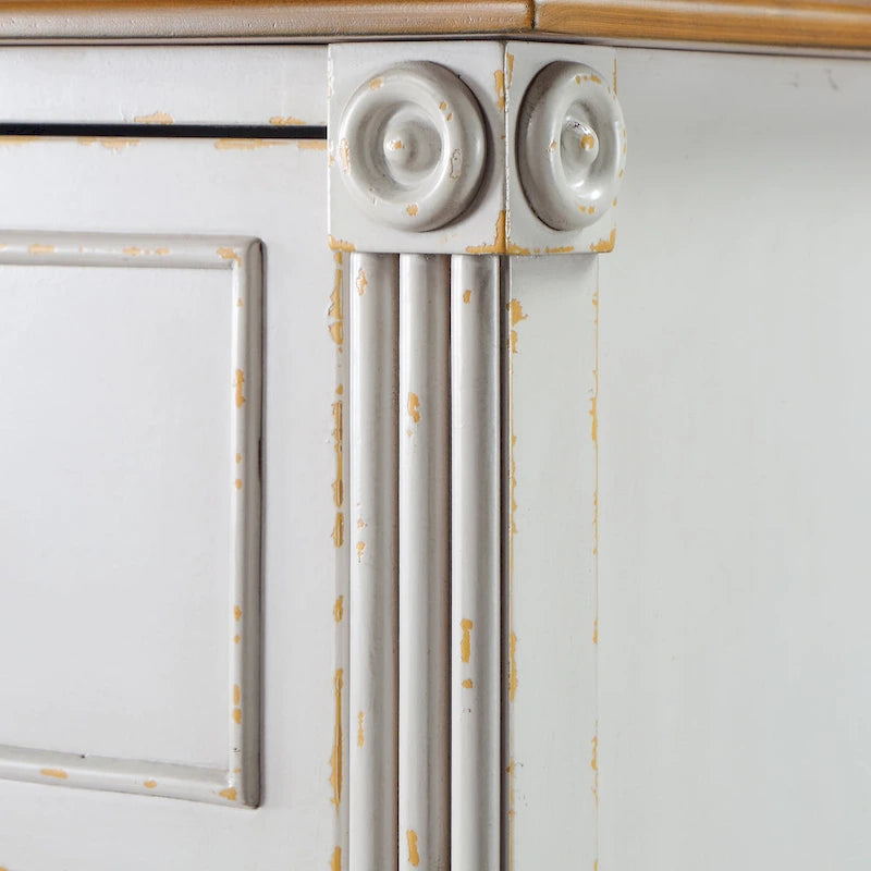 Commode 4 tiroirs en bois massif Joneigh par