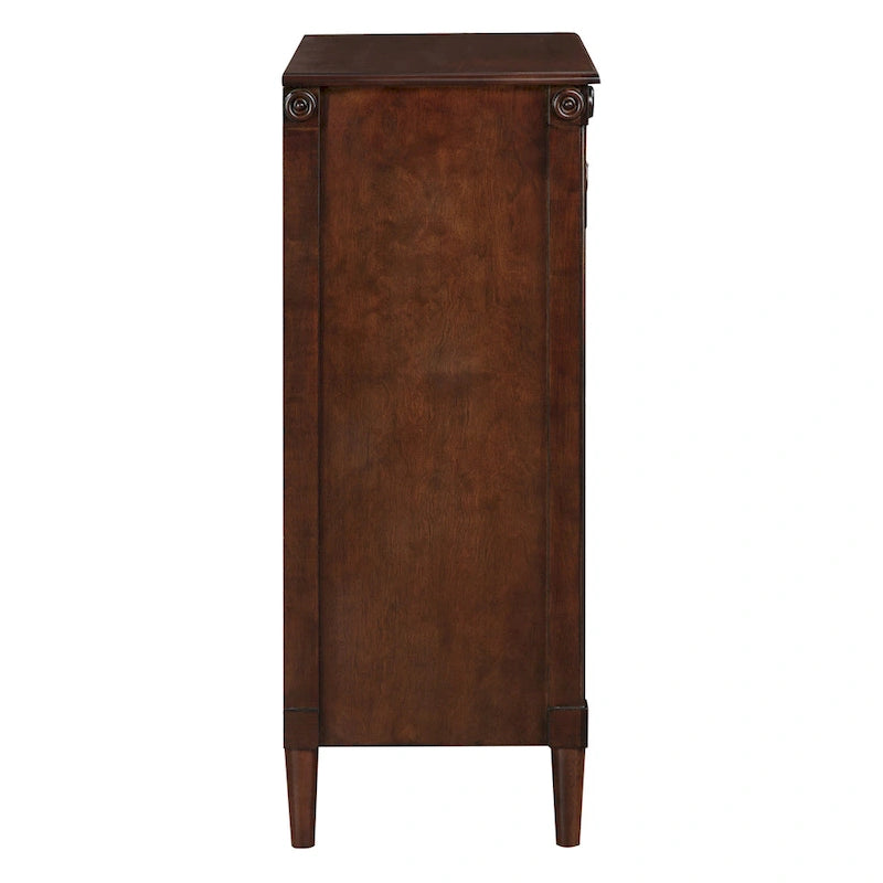 Commode 4 tiroirs en bois massif Joneigh par