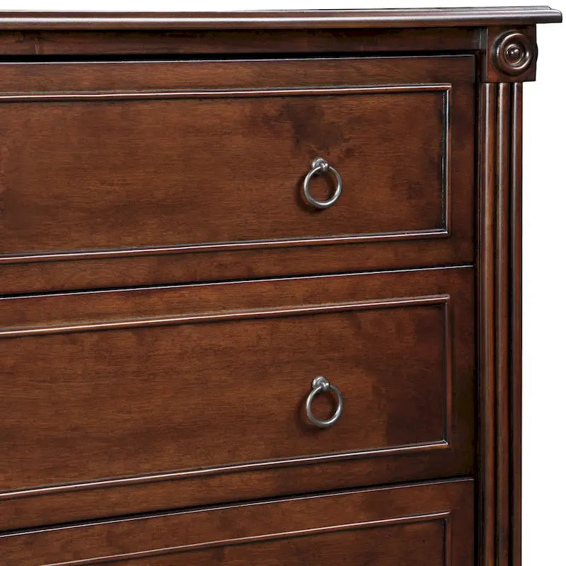 Commode 4 tiroirs en bois massif Joneigh par