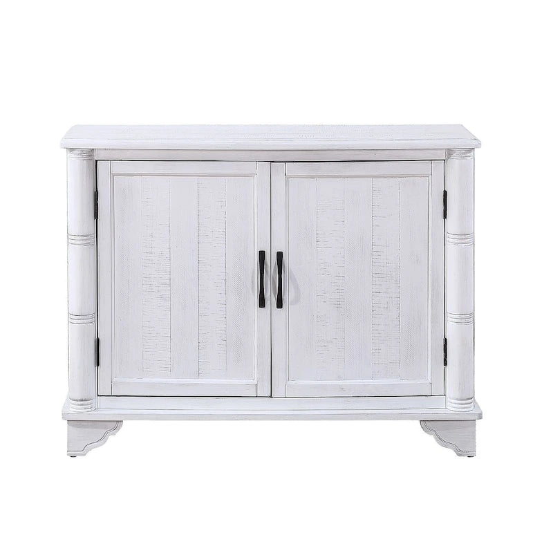 Meuble de rangement 2 portes 40 Pine, Buffet de salle à manger avec portes et étagère réglable, Commode d'entrée en bois, Placard
