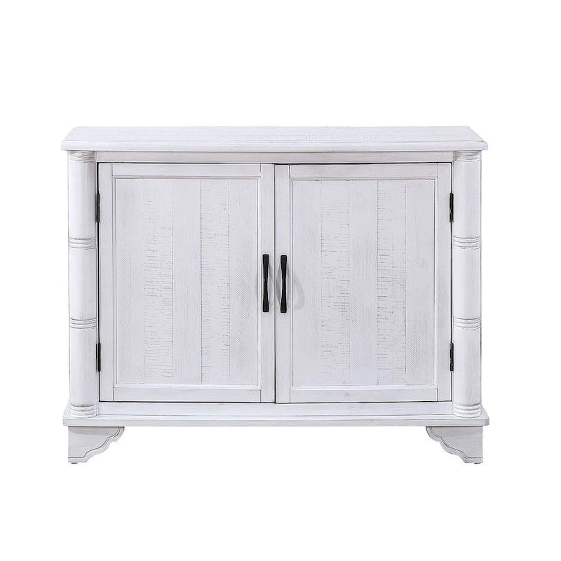 Meuble de rangement 2 portes 40 Pine, Buffet de salle à manger avec portes et étagère réglable, Commode d'entrée en bois, Placard