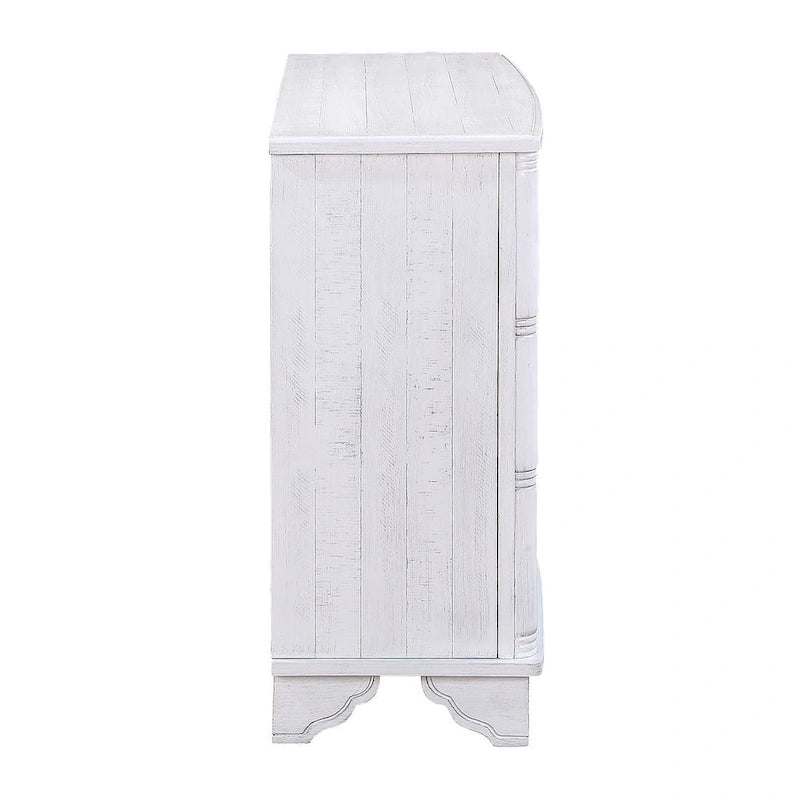 Meuble de rangement 2 portes 40 Pine, Buffet de salle à manger avec portes et étagère réglable, Commode d'entrée en bois, Placard