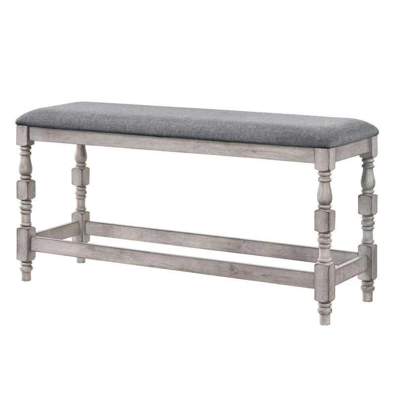 Banc de comptoir Graypath Farmhouse de 50 pouces