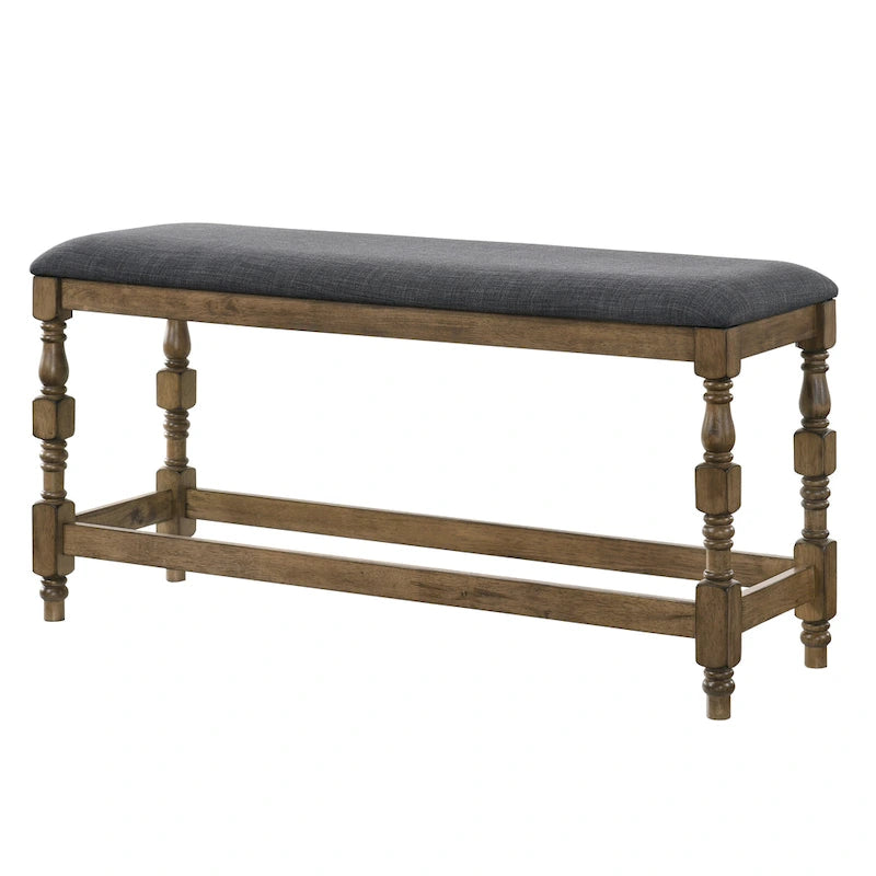 Banc de comptoir Graypath Farmhouse de 50 pouces