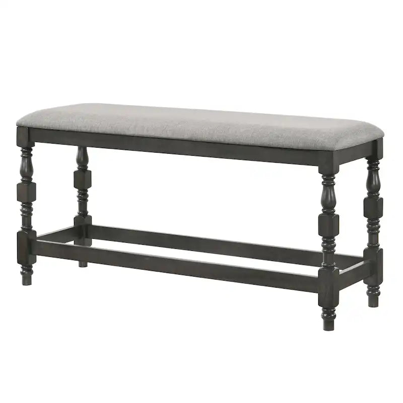 Banc de comptoir Graypath Farmhouse de 50 pouces