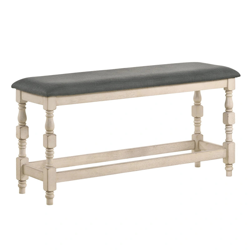 Banc de comptoir Graypath Farmhouse de 50 pouces