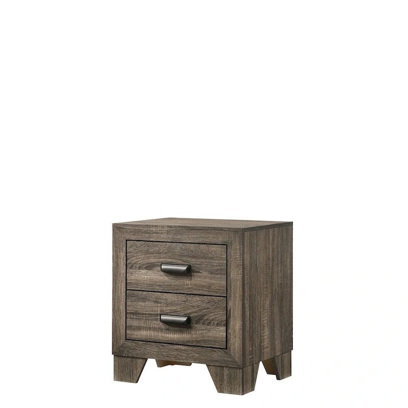 Ensemble de chambre à coucher 6 pièces Linette, marron