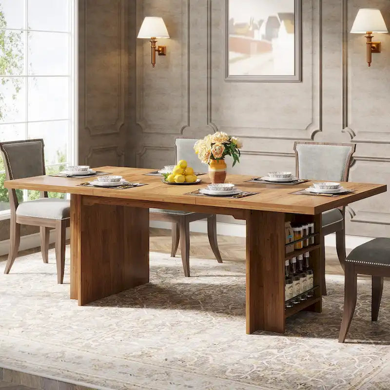 Grand bureau de direction de 63 pouces, grand bureau d'ordinateur avec rangement pour bureau à domicile