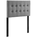 Emily Twin Tufted Performance Velvet Headboard