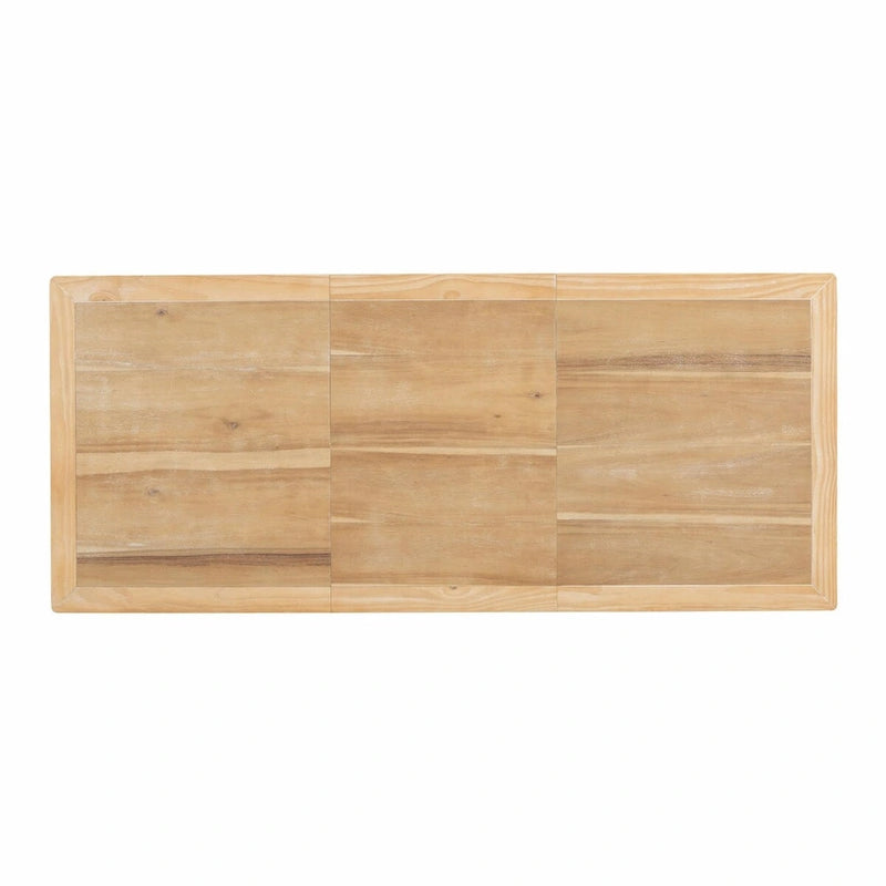 Ensemble de salle à manger extensible 9 pièces avec rallonge amovible et 8 chaises rembourrées