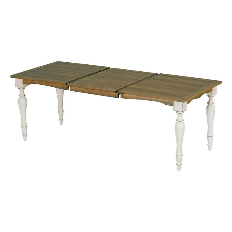 Ensemble de salle à manger extensible 9 pièces avec rallonge amovible et 8 chaises rembourrées