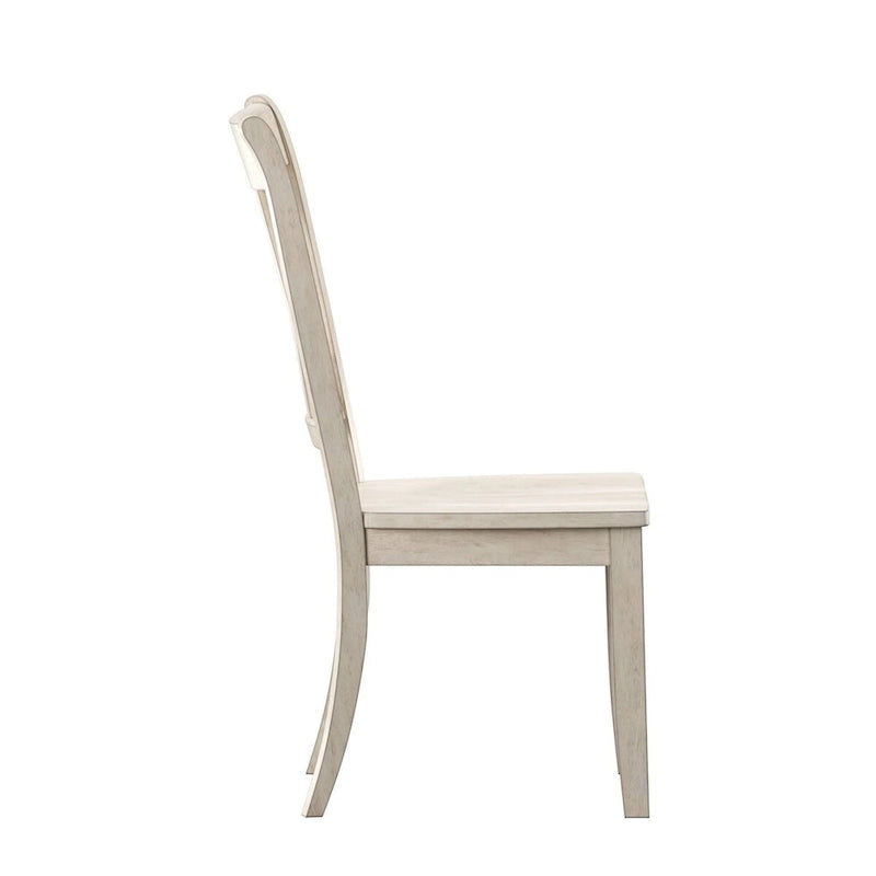 Chaise de salle à manger Eleanor X Back en bois (lot de 2) par